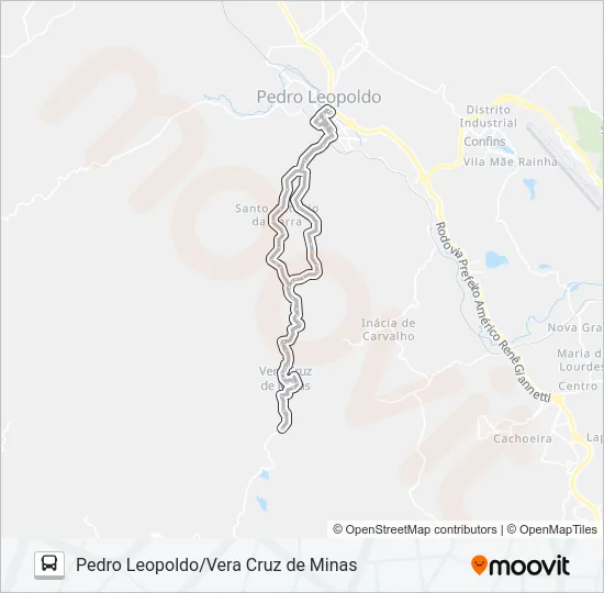 100 Bus Line Map