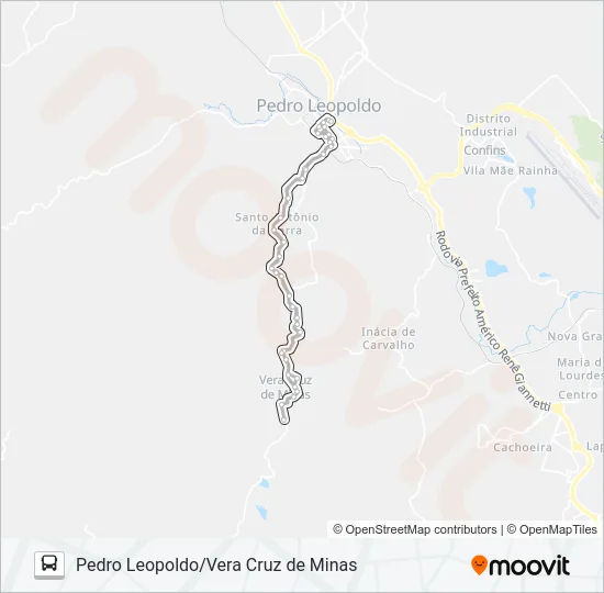 100 Bus Line Map