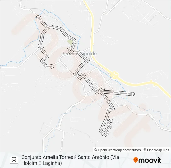 250 Bus Line Map
