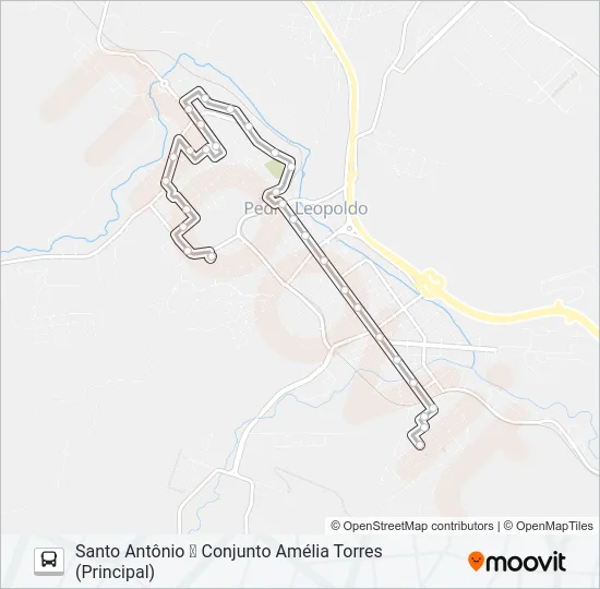 250 Bus Line Map