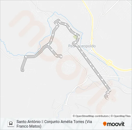 250 Bus Line Map