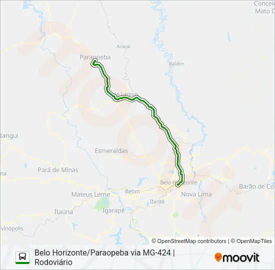 SETELAGOANO 1086 Bus Line Map