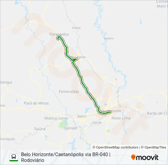 SETELAGOANO 1127 Bus Line Map