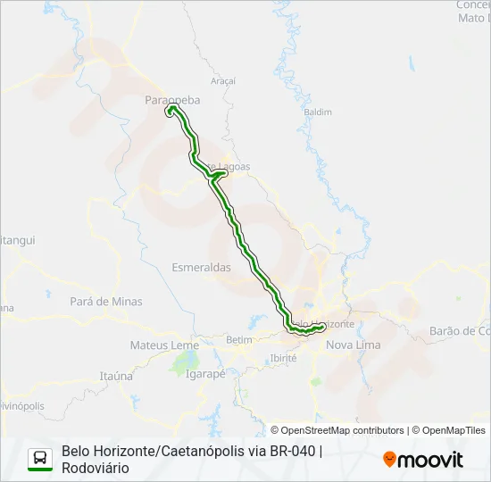 SETELAGOANO 1127 Bus Line Map