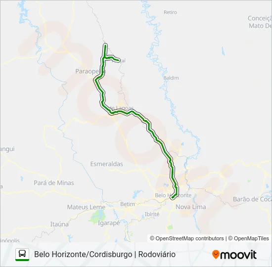 SETELAGOANO 1074.1 Bus Line Map