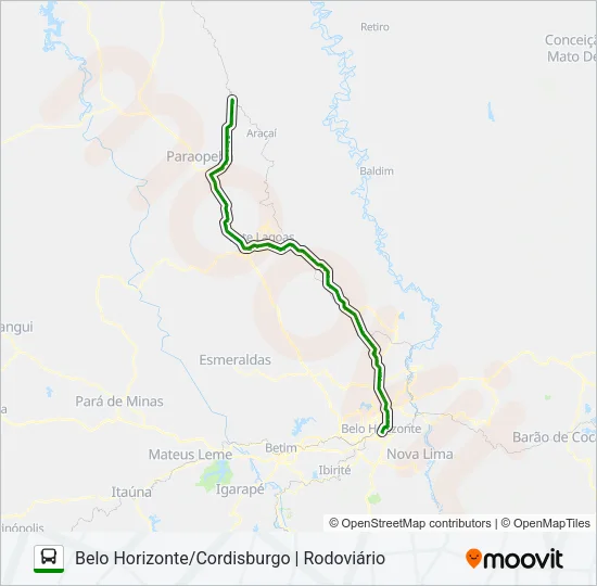 SETELAGOANO 1074.1 Bus Line Map
