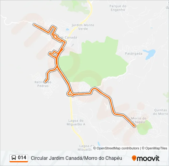 014 Bus Line Map
