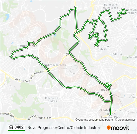 0402 Bus Line Map