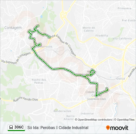 306C Bus Line Map