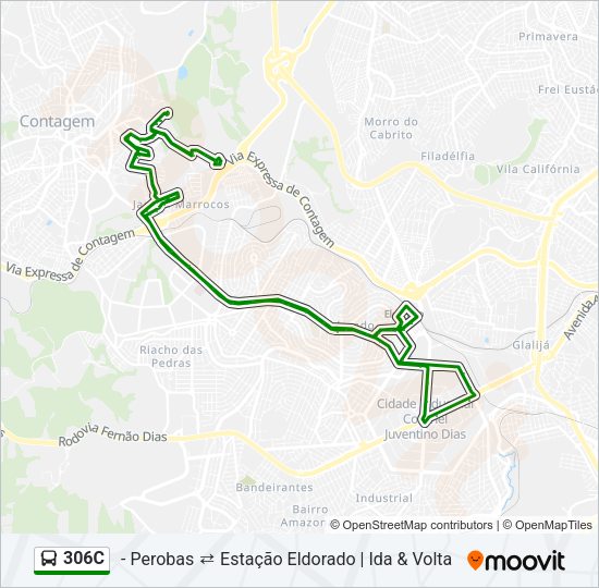 306C Bus Line Map