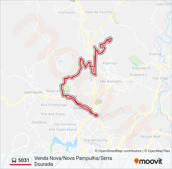 5031 Bus Line Map