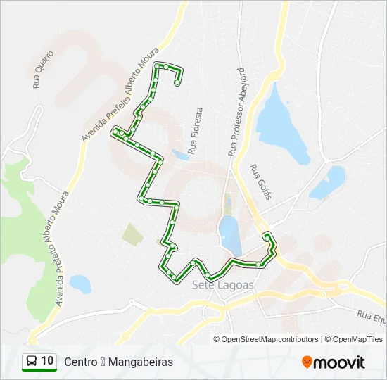 10 Bus Line Map