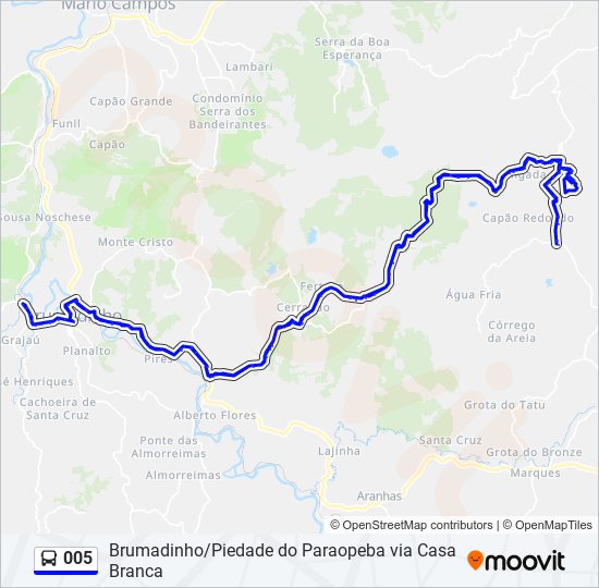 Rota da linha 013: horários, paradas e mapas - Cohab/Salgado Filho Via Upa  (Atualizado)