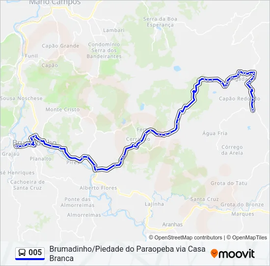 005 Bus Line Map