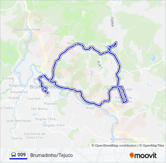 009 Bus Line Map