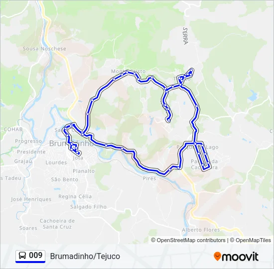 009 Bus Line Map