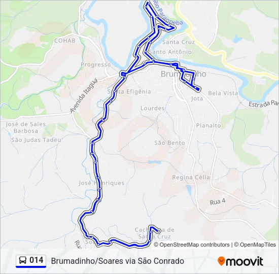 014 Bus Line Map