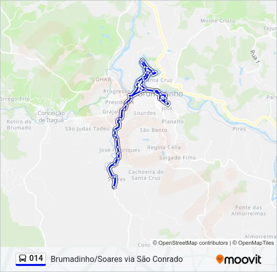 014 Bus Line Map