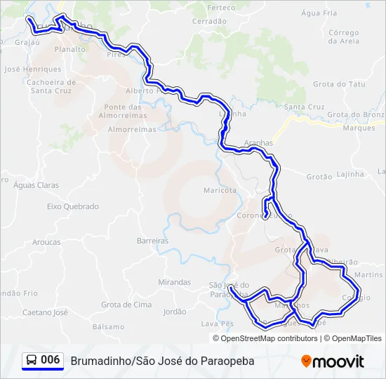 006 Bus Line Map