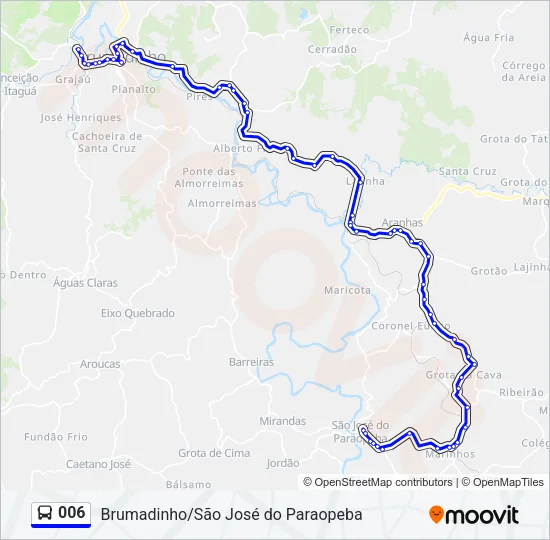 006 Bus Line Map