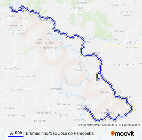 006 Bus Line Map