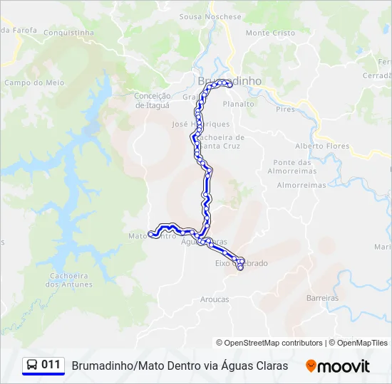 011 Bus Line Map