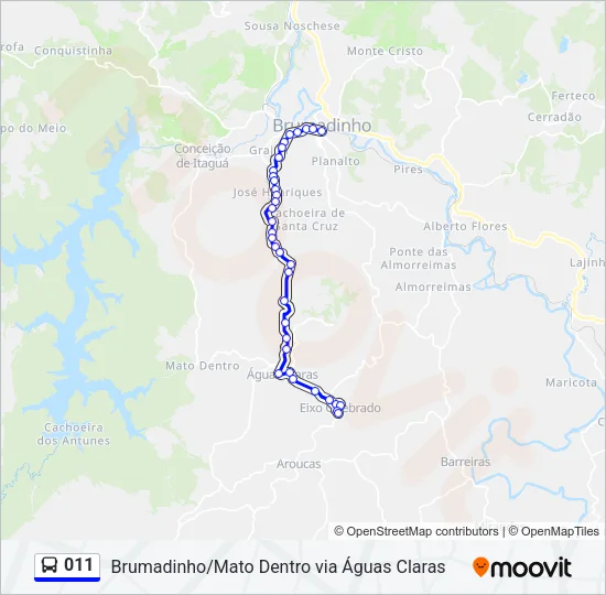 011 Bus Line Map
