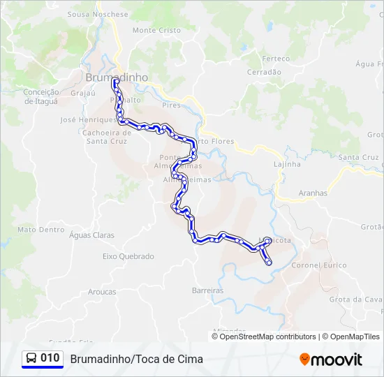 010 Bus Line Map