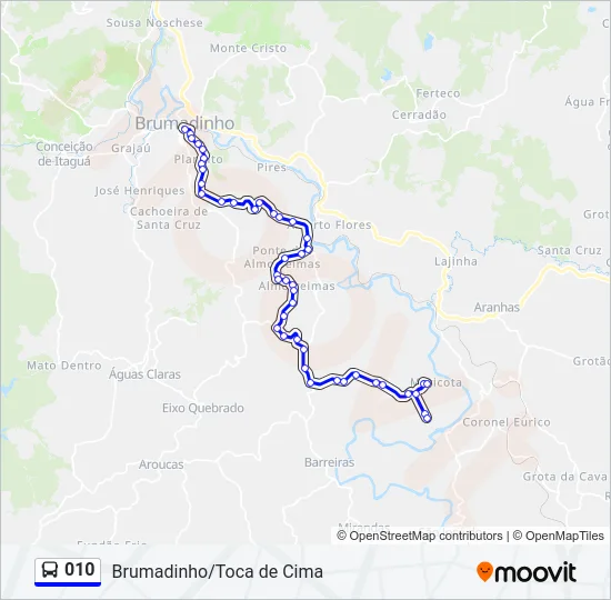 010 Bus Line Map