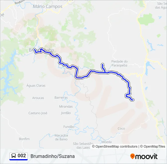 002 Bus Line Map