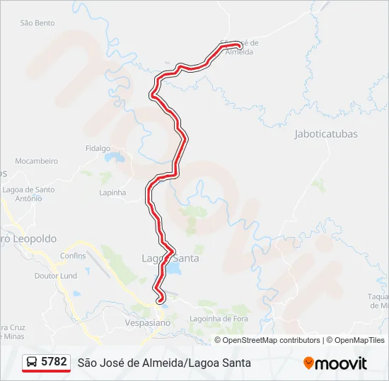 5782 Bus Line Map