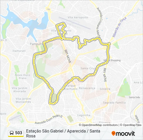 503 Bus Line Map