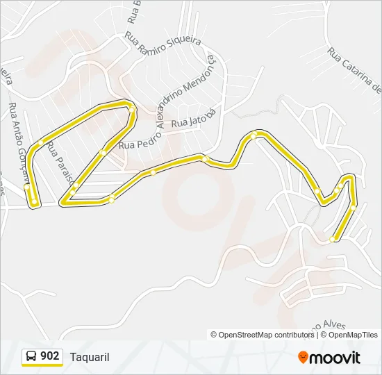 902 Bus Line Map