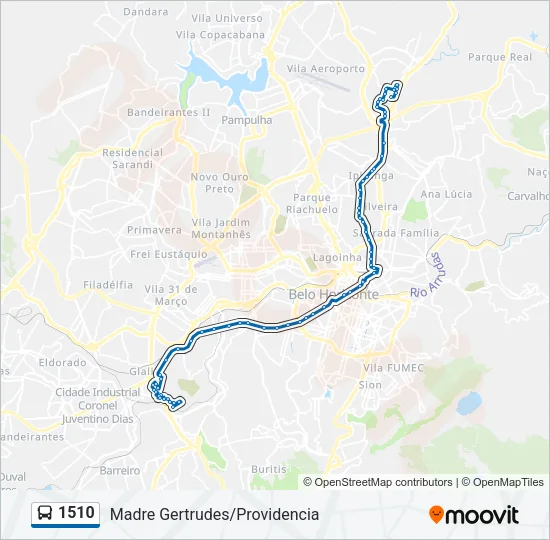 1510 Bus Line Map
