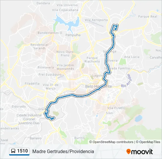 1510 Bus Line Map