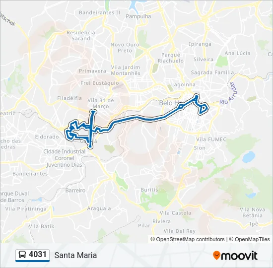 4031 Bus Line Map