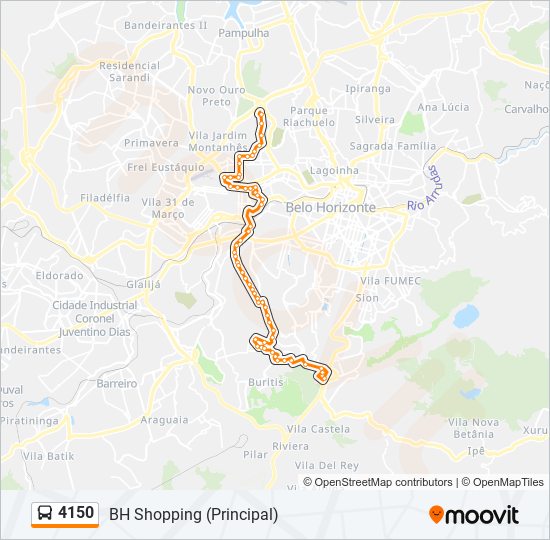 4150 bus Line Map