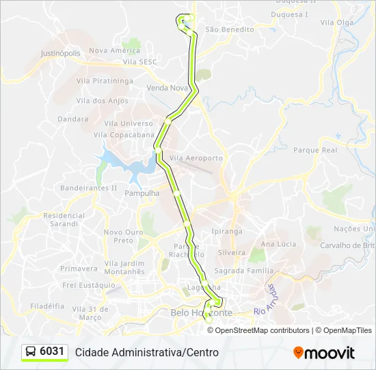6031 Bus Line Map