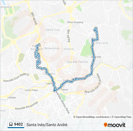 9402 Bus Line Map