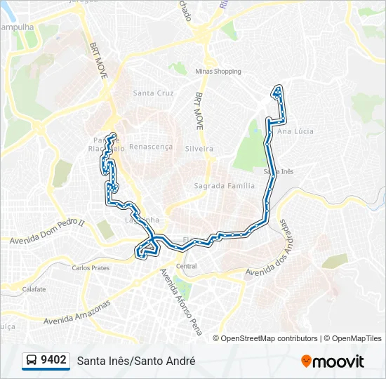 9402 Bus Line Map