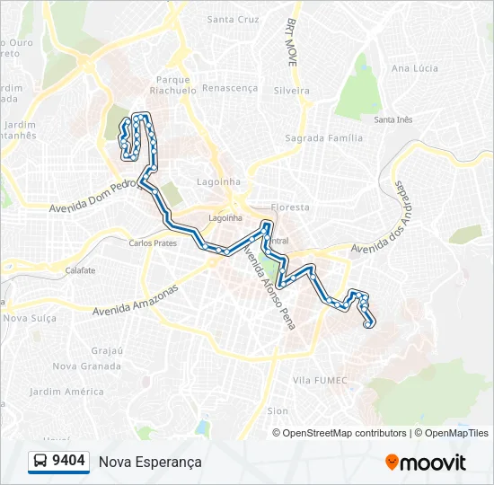 9404 Bus Line Map