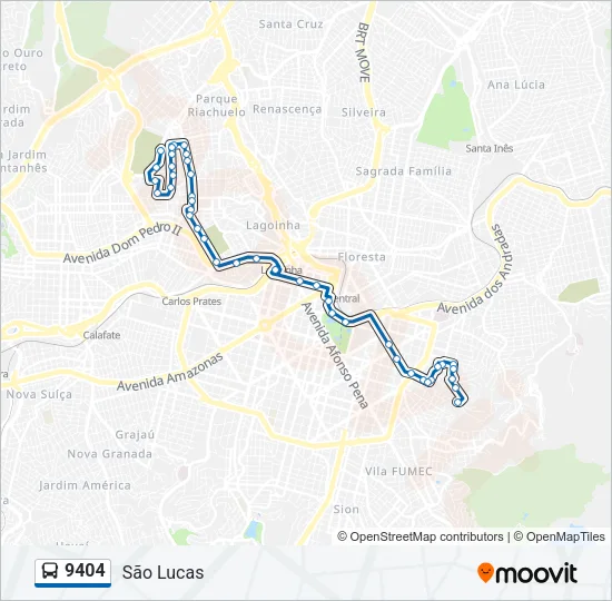 9404 Bus Line Map
