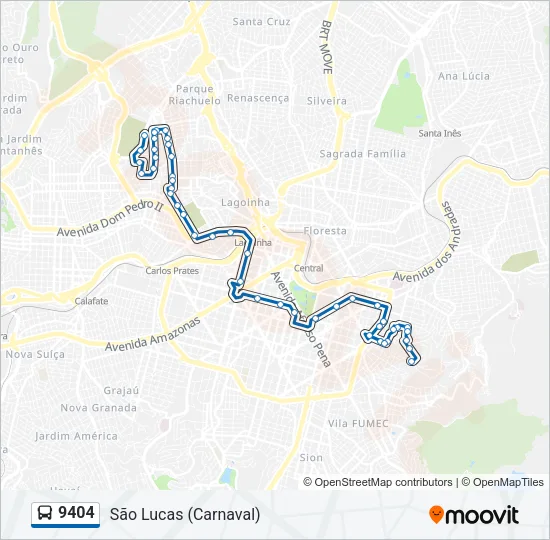 9404 Bus Line Map