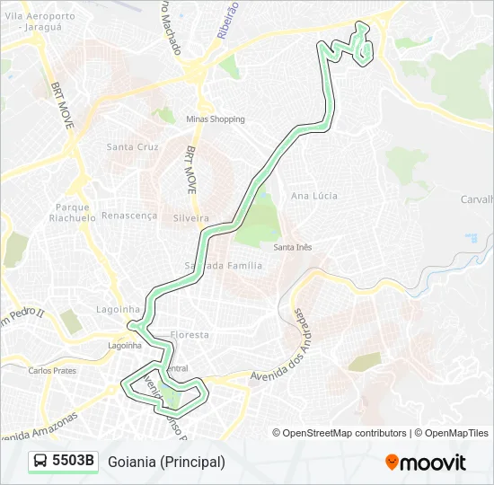 5503B Bus Line Map