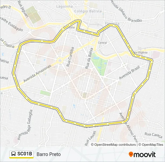 SC01B Bus Line Map