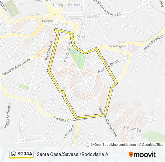 SC04A Bus Line Map