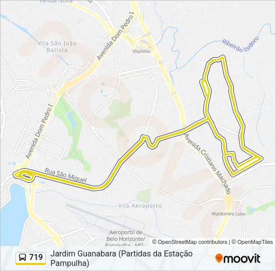 719 Bus Line Map