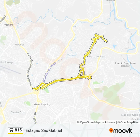 815 Bus Line Map