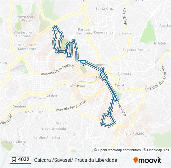4032 Bus Line Map