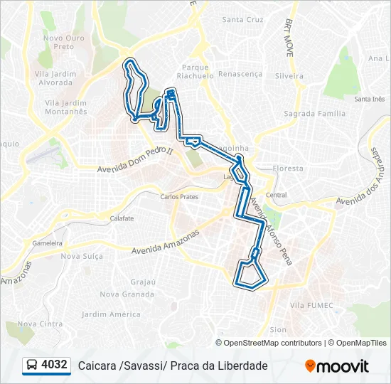 4032 Bus Line Map